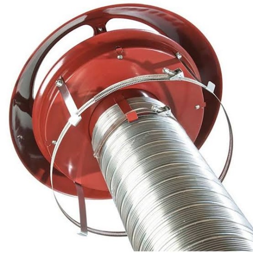 Flue liner and chimney cowl reference image supplied with the Leeds case study