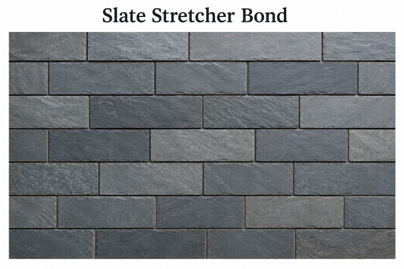 The slate stretcher bond chamber shown with the Colworth