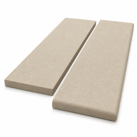 Natural sandstone swatch with a warm even buff tone