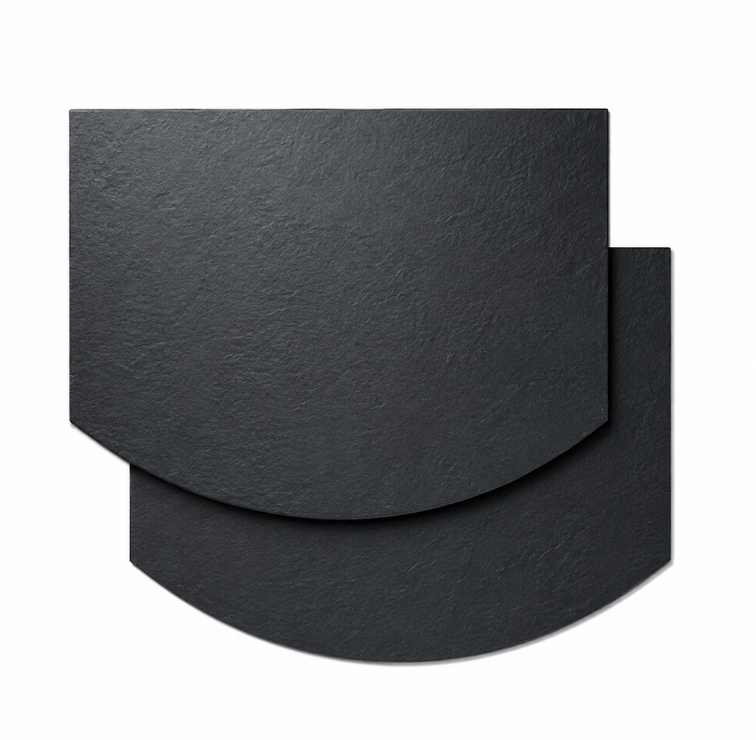 Half-round or D-shaped
