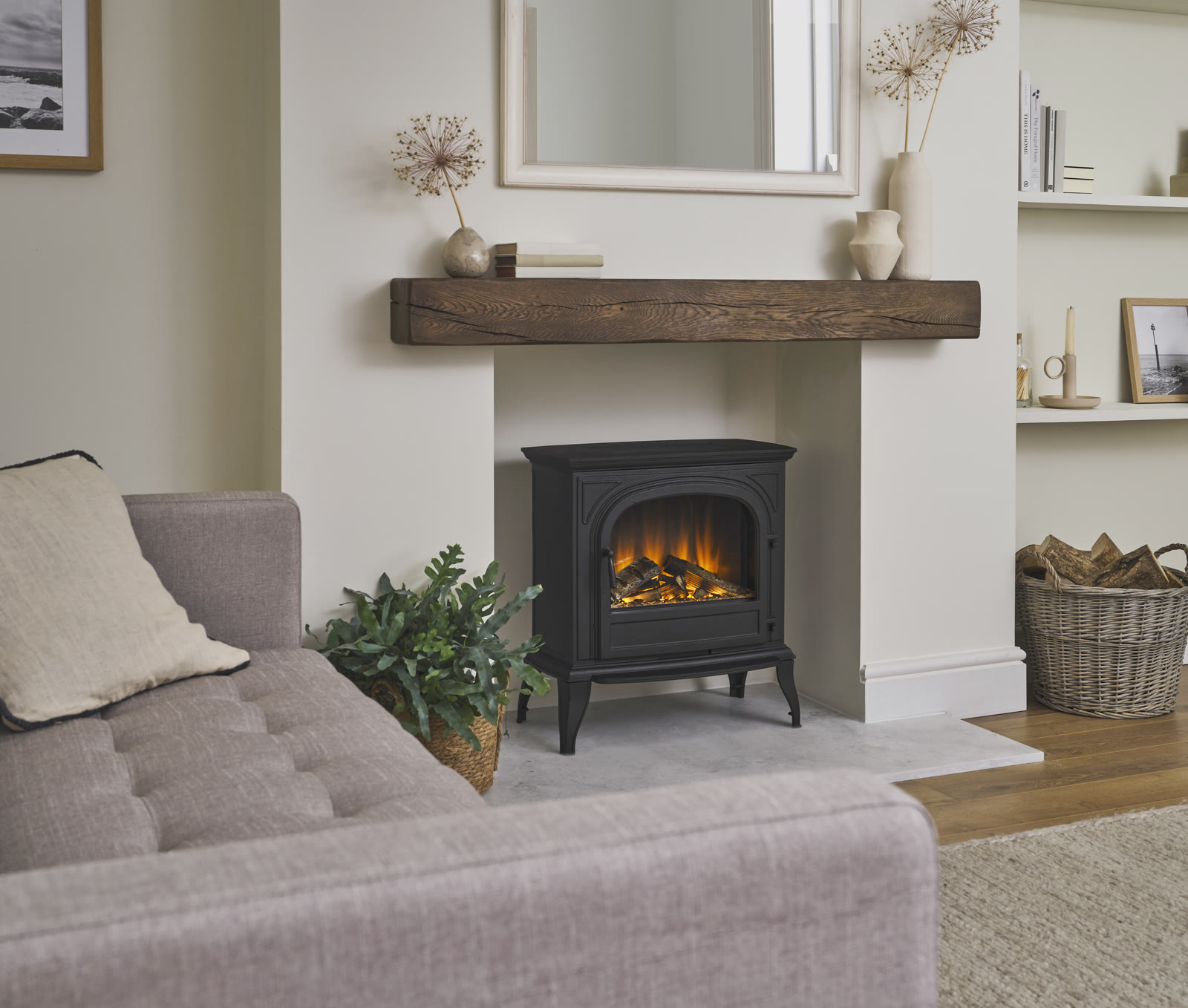 British Fires Hinton electric stove supplied and fitted across Yorkshire