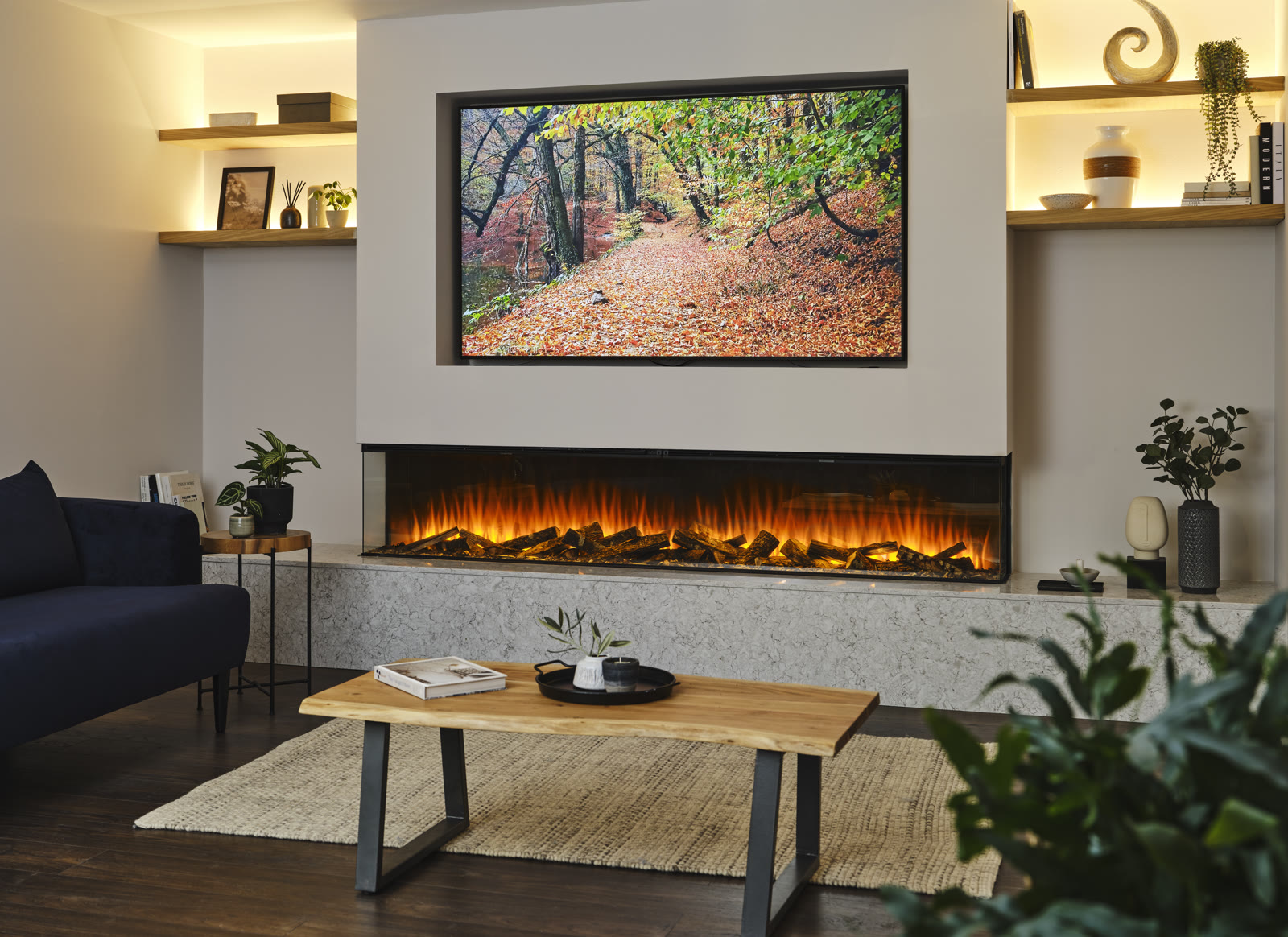British Fires New Forest 2400 inset electric fire supplied and fitted across Yorkshire