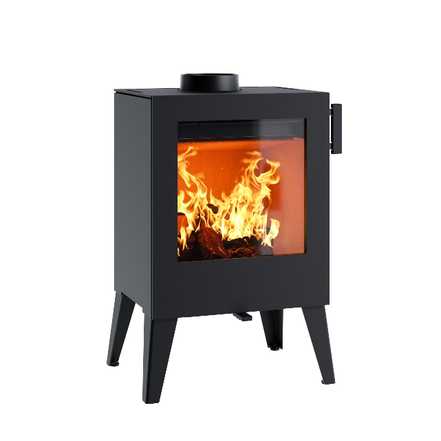 Heta Kube 10 on raised steel legs