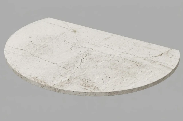 Hearth shown in Marazzi White Root